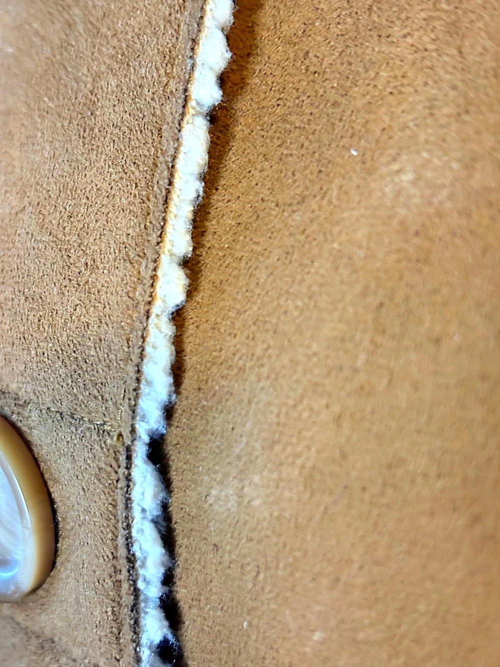 Latte Button-Front Jacket - Picture 3 of 4
